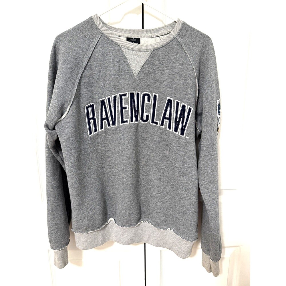 Harry Potter Ravenclaw Sweatshirt Women’s Medium Gray Universal Studios Crewneck